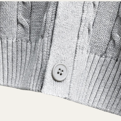 Classic Men's Cozy V Neck Knitted Cardigan