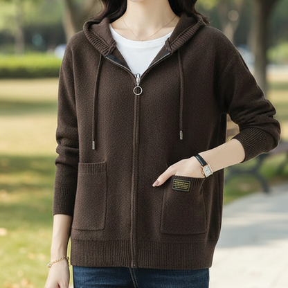 Warm Wool Pullover Hooded Jacket