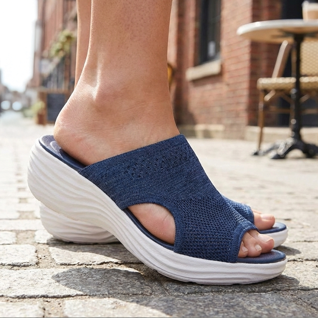 Comfortable Elastic Slide Sandals
