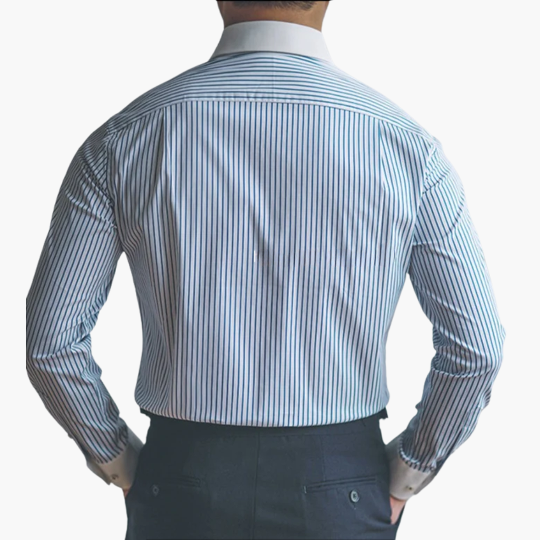 Classic Casual Shirt with Contrasting Trim