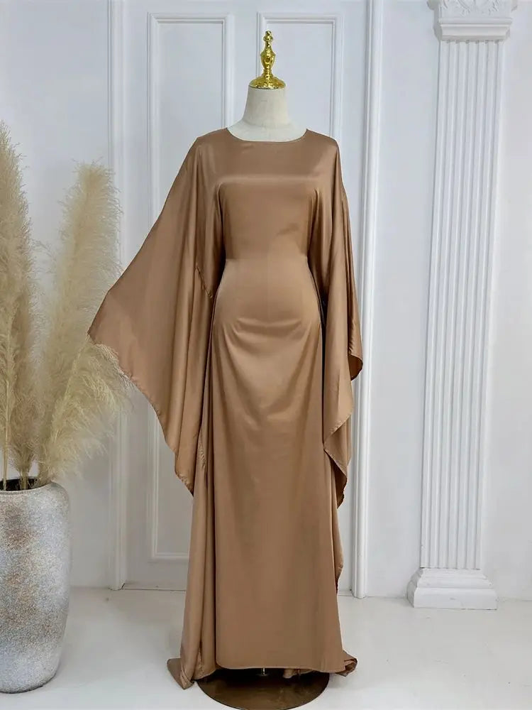 Beautiful Long Evening Dress with Thin Straps and High Cut