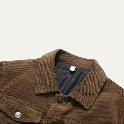 Classic Mens Corduroy Button Down Jacket