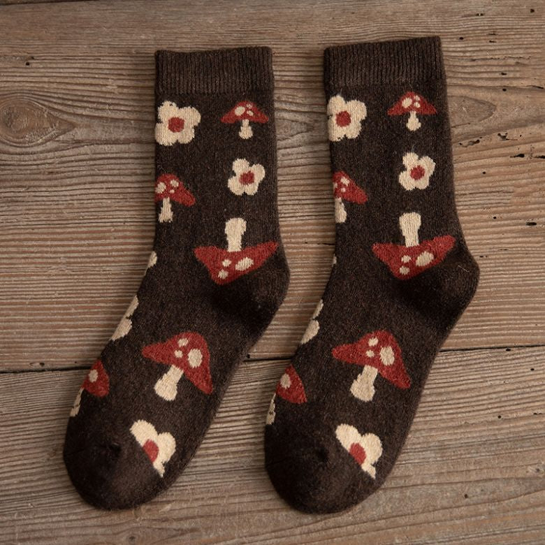 Colorful Floral Pattern Socks
