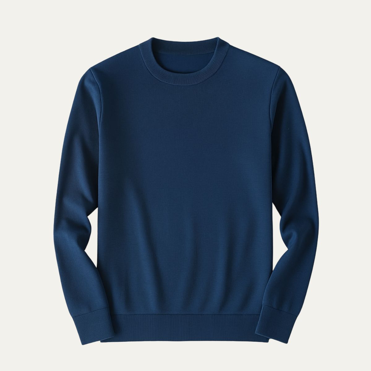 Soft Relaxed Fit Crew Sweater - Nocini
