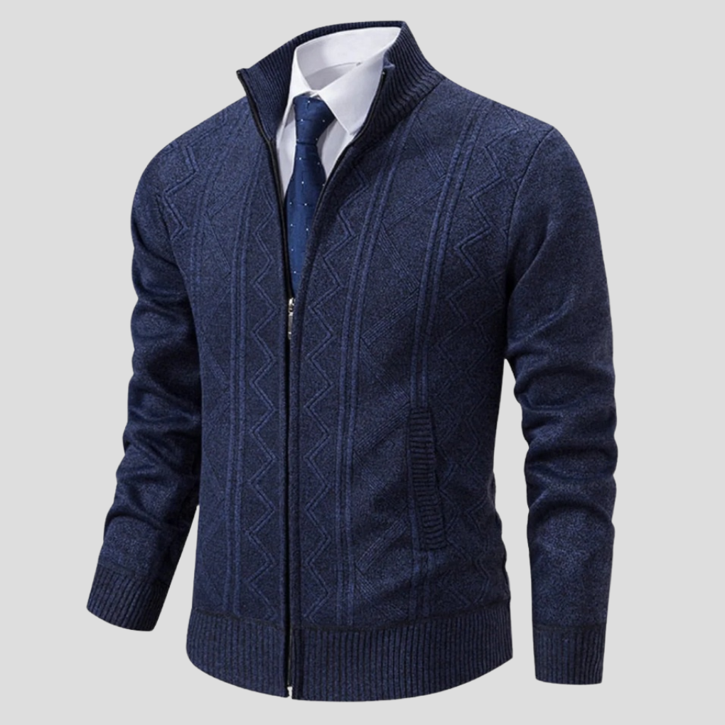 Cozy Mens Sweater Cardigan Layering Top