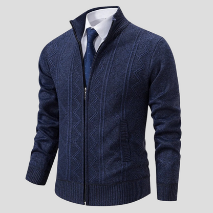 Cozy Mens Sweater Cardigan Layering Top