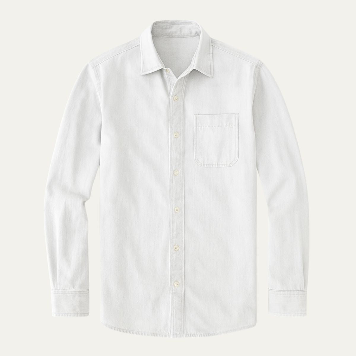 Relaxed Fit Blue Jeans Shirt for Men - Nocini