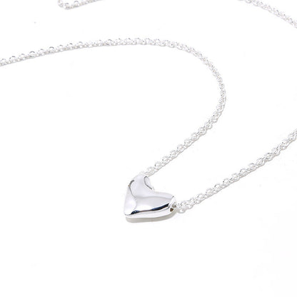 Elegant Silver Gold Chain Pendant Necklace