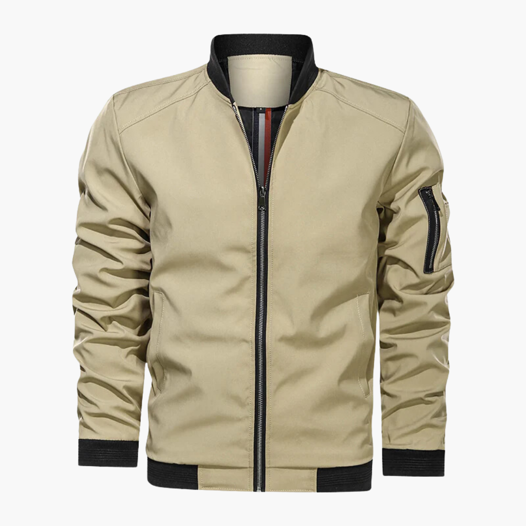 Slim Fit Casual Bomber Jacket