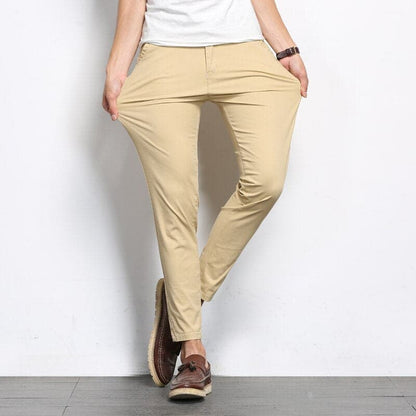 Slim Fit Men's Stretch Trousers
