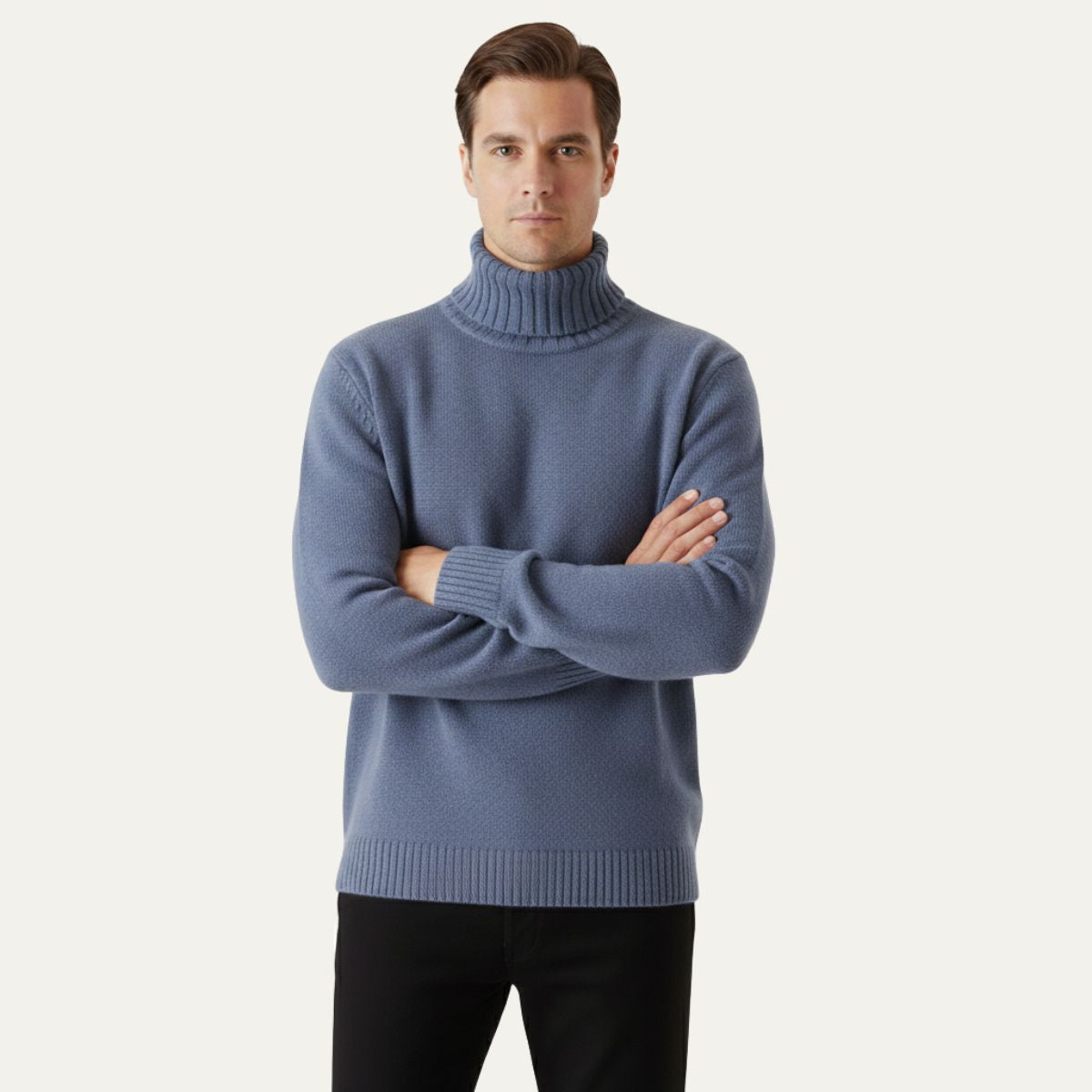 Cozy Men's Thick Crew Neck Winter Sweater