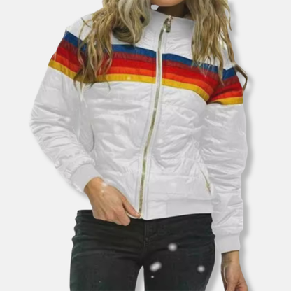 Warm Quilted Puffer Hood Jacket