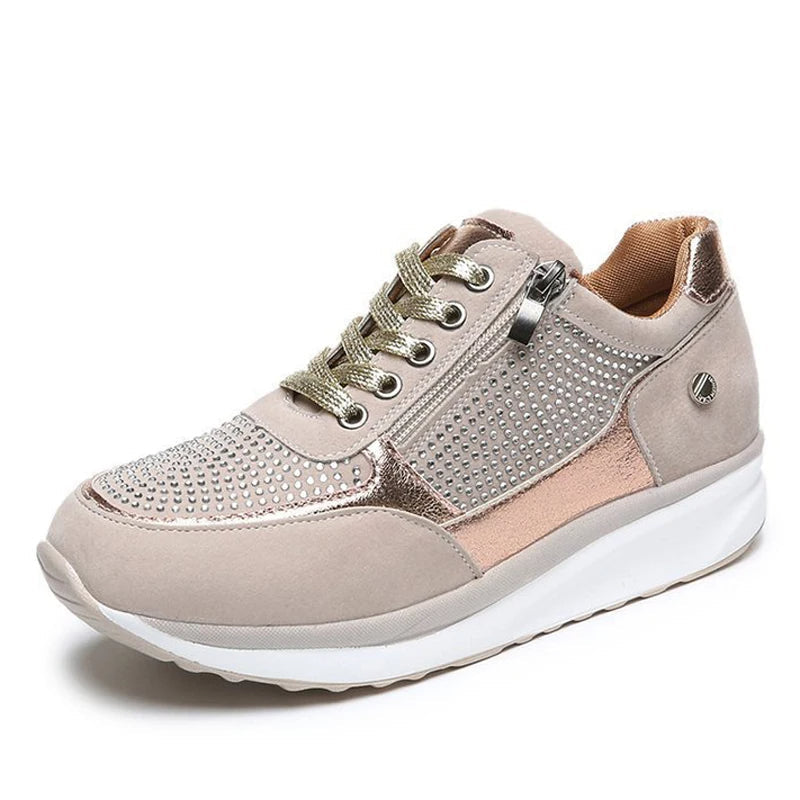 Glittery Women's Platform Sneaker Shoes