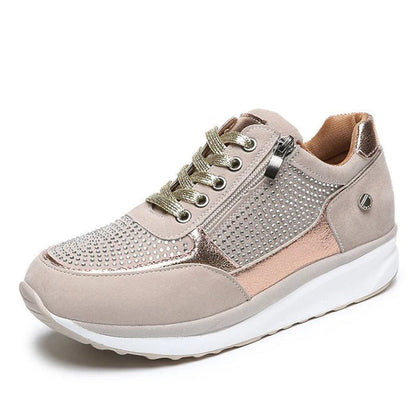 Glittery Women's Platform Sneaker Shoes