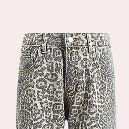 Fashionable Leopard Jogger Pants