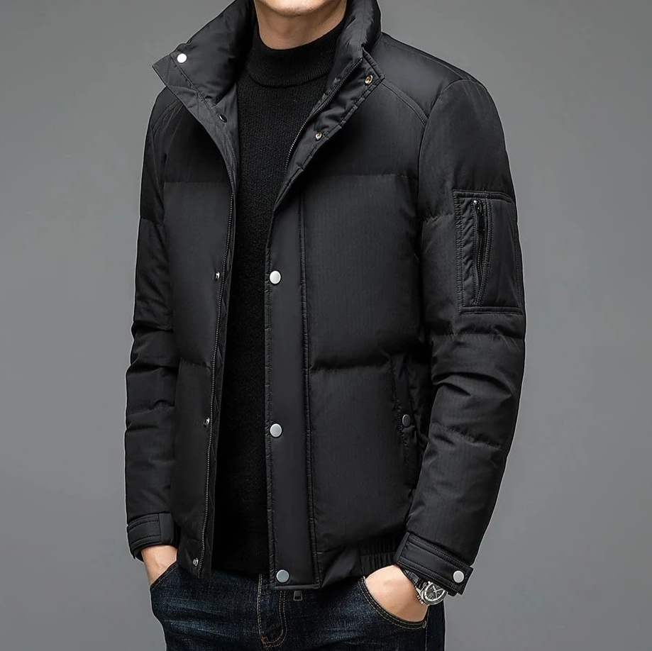 Men's Insulated Down Puffer Coat | Warm