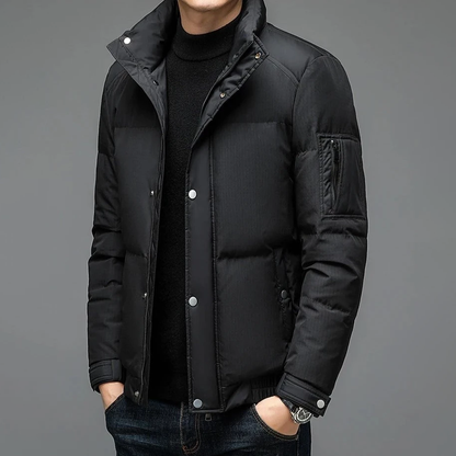 Men's Insulated Down Puffer Coat | Warm