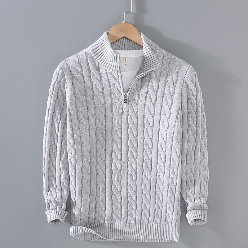 Men's Simple Crew Neck Sweater