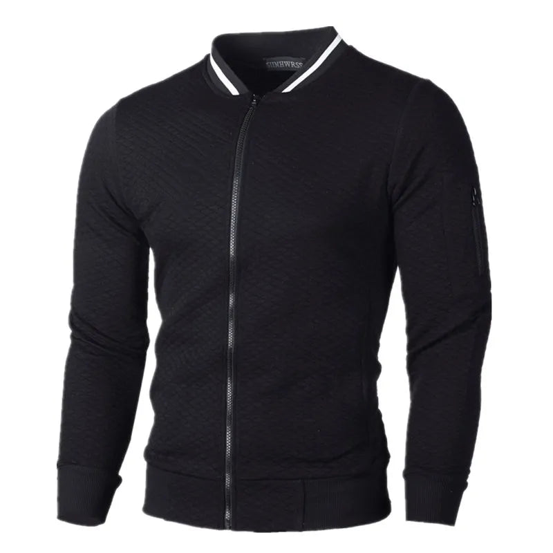 Warm Waterproof Zip Jacket For Men