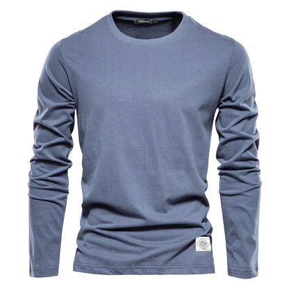 Casual Long Sleeve Tee Shirt for Men Classic