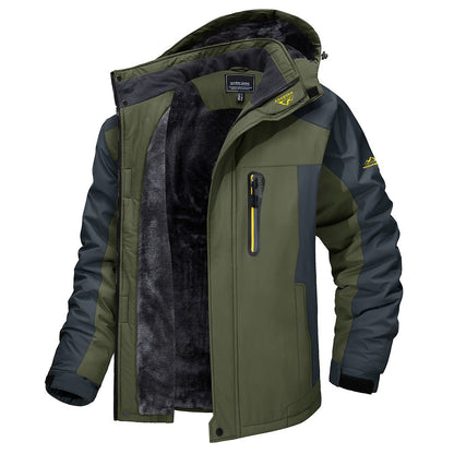 Waterproof Insulated Mens Parka Jacket - Warm Durable Coat - Nocini