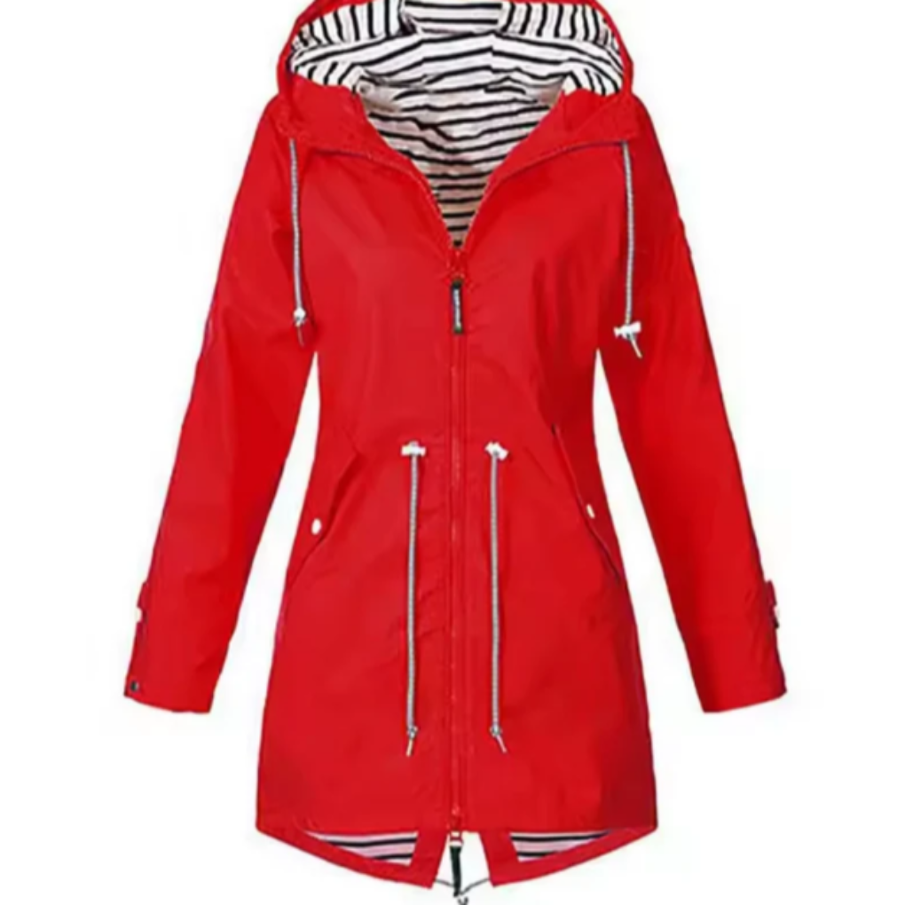 Rainproof Parka Coat for Ladies