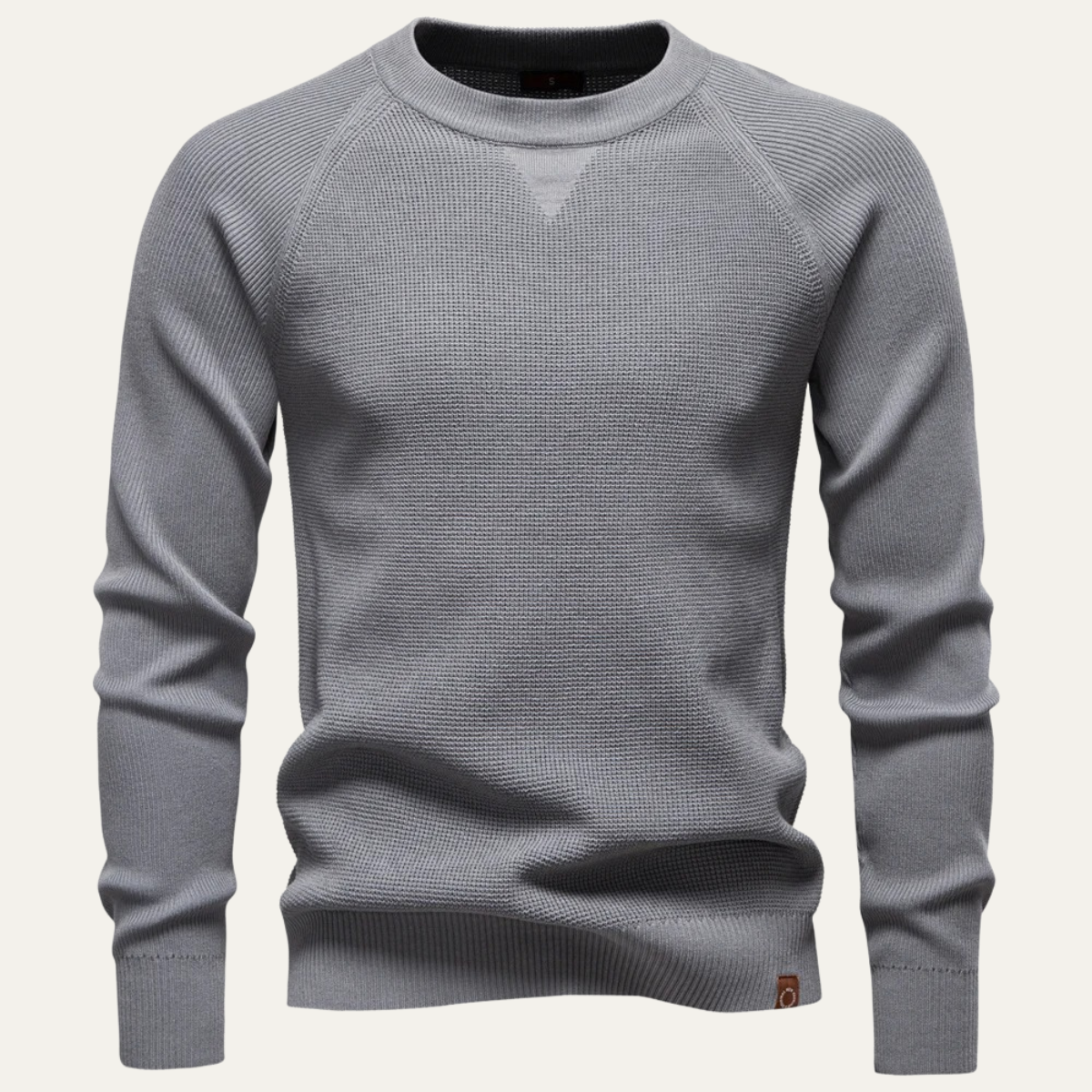Comfortable Men's Relaxed Fit Crew Neck Sweater