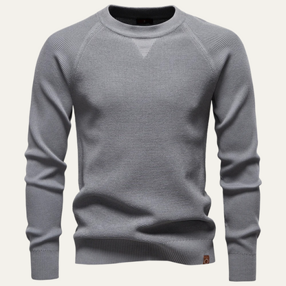 Comfortable Men's Relaxed Fit Crew Neck Sweater