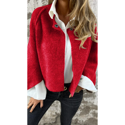 Luxurious Wool Overcoat with Classic Style