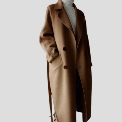 Warm Women's Winter Wool Overcoat