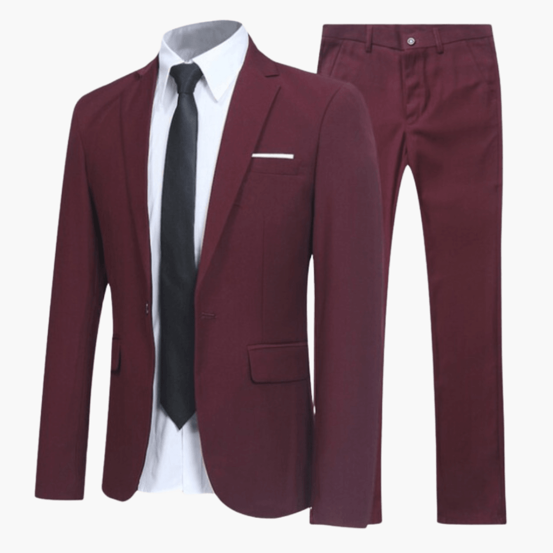 Classic 3 Piece Mens Suit Set with Tie