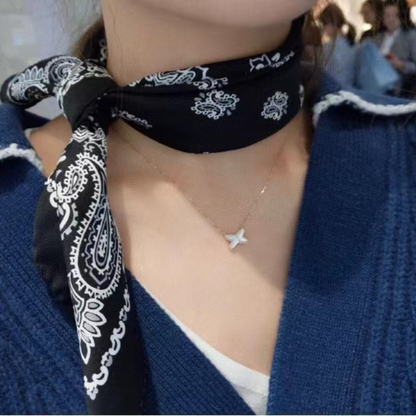 Elegant Silver and Gold Cross Necklace