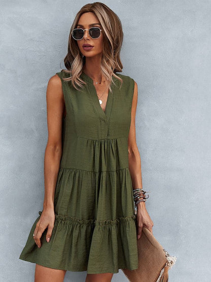Liva - Chic Summer Mini Dress - Nocini