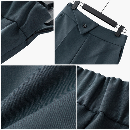 Classic Women's Suit with Fitted Trousers