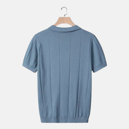 Classic Fit V-Neck Short Sleeve Polo Shirt