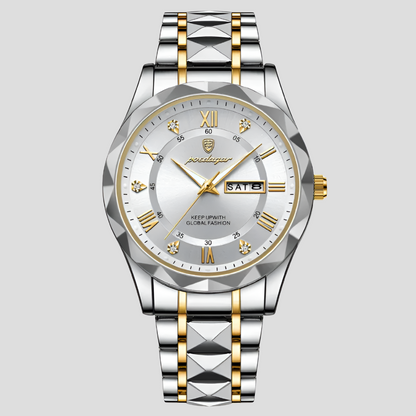 Classic Elegant Men's Stainless Steel Watch