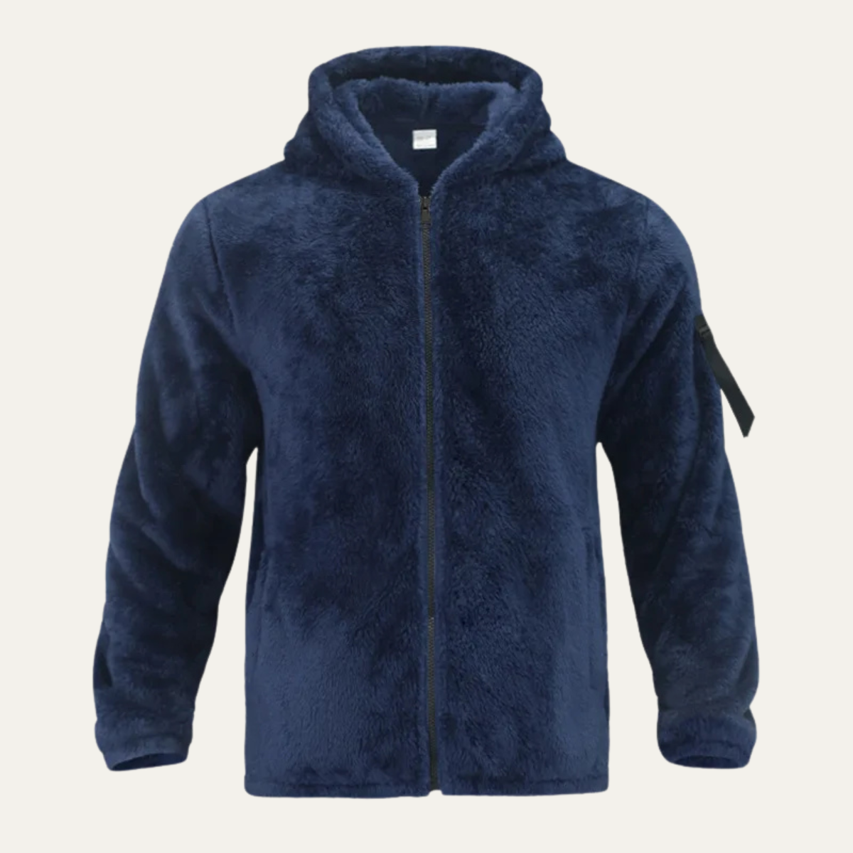 Cozy Men's Fleece Lined Hooded Jacket