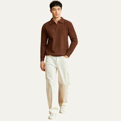 Luxurious Mens Cashmere Crew Neck Sweater
