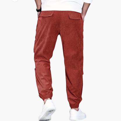 Comfortable Mens Corduroy Trousers with Pockets