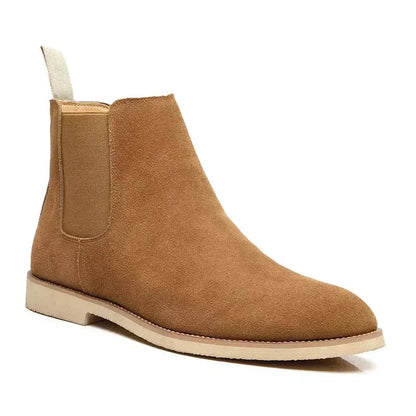 Luxury Suede Ankle Chelsea Boots for Women