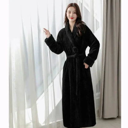 Soft Cozy Women's Hooded Robe