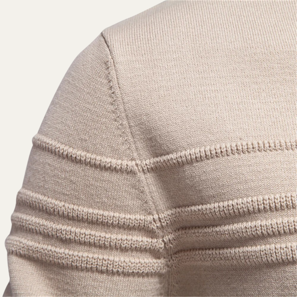 Classic Fit Men's Crew Neck Wool Sweater