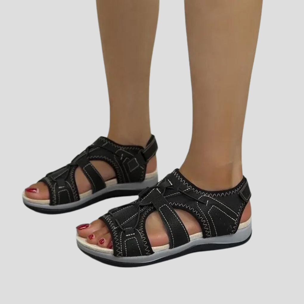 Ladies Buckle Toe Sandals