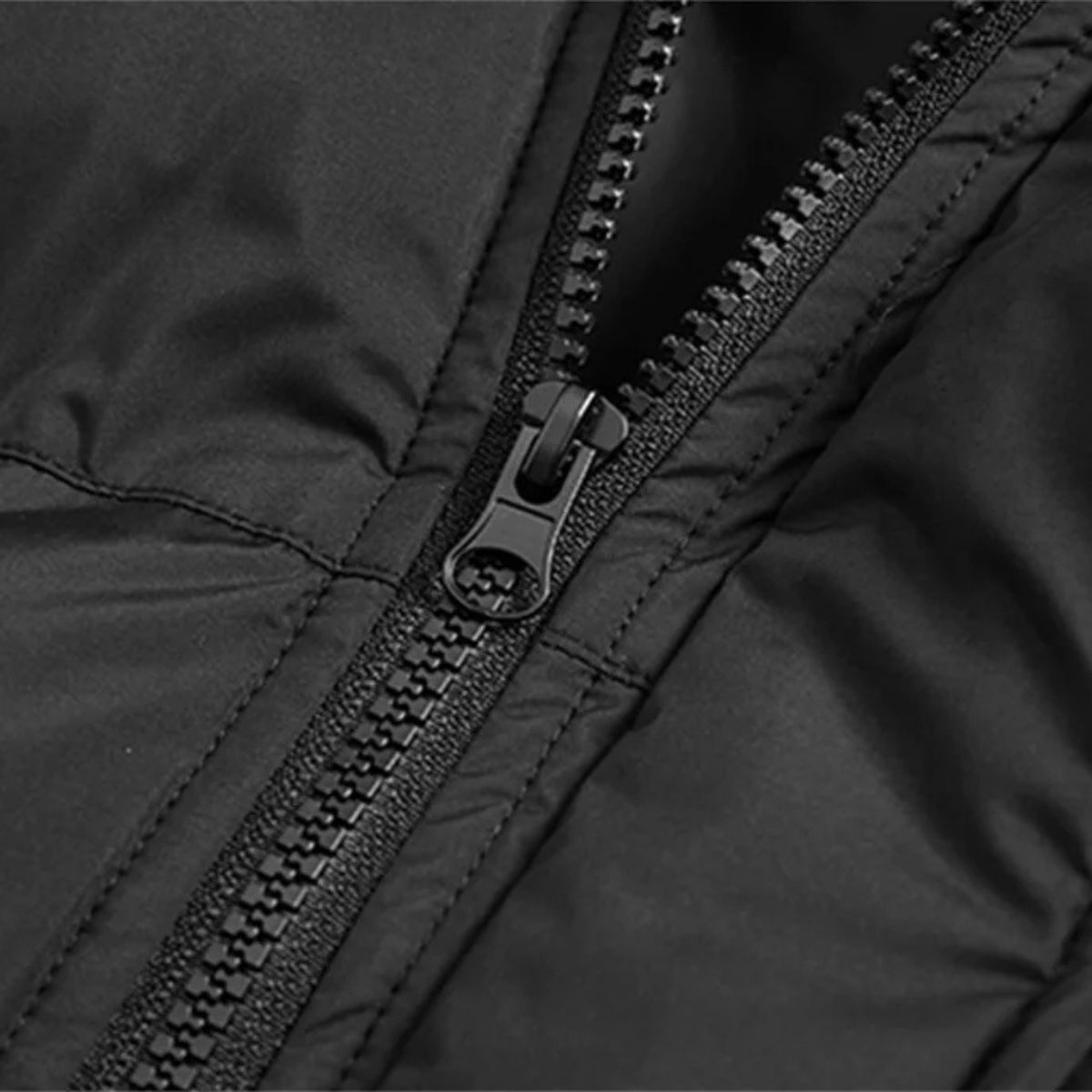 Casual Men's Zip Up Hooded Oversized Jacket