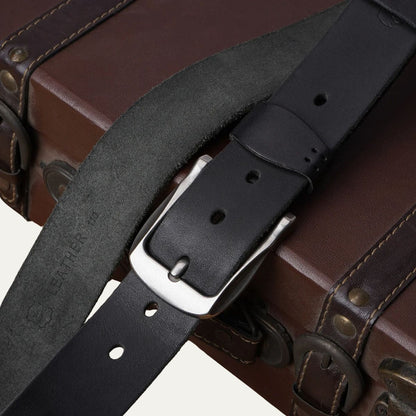 Genuine Leather Belt - Premium Quality Cowboy Style