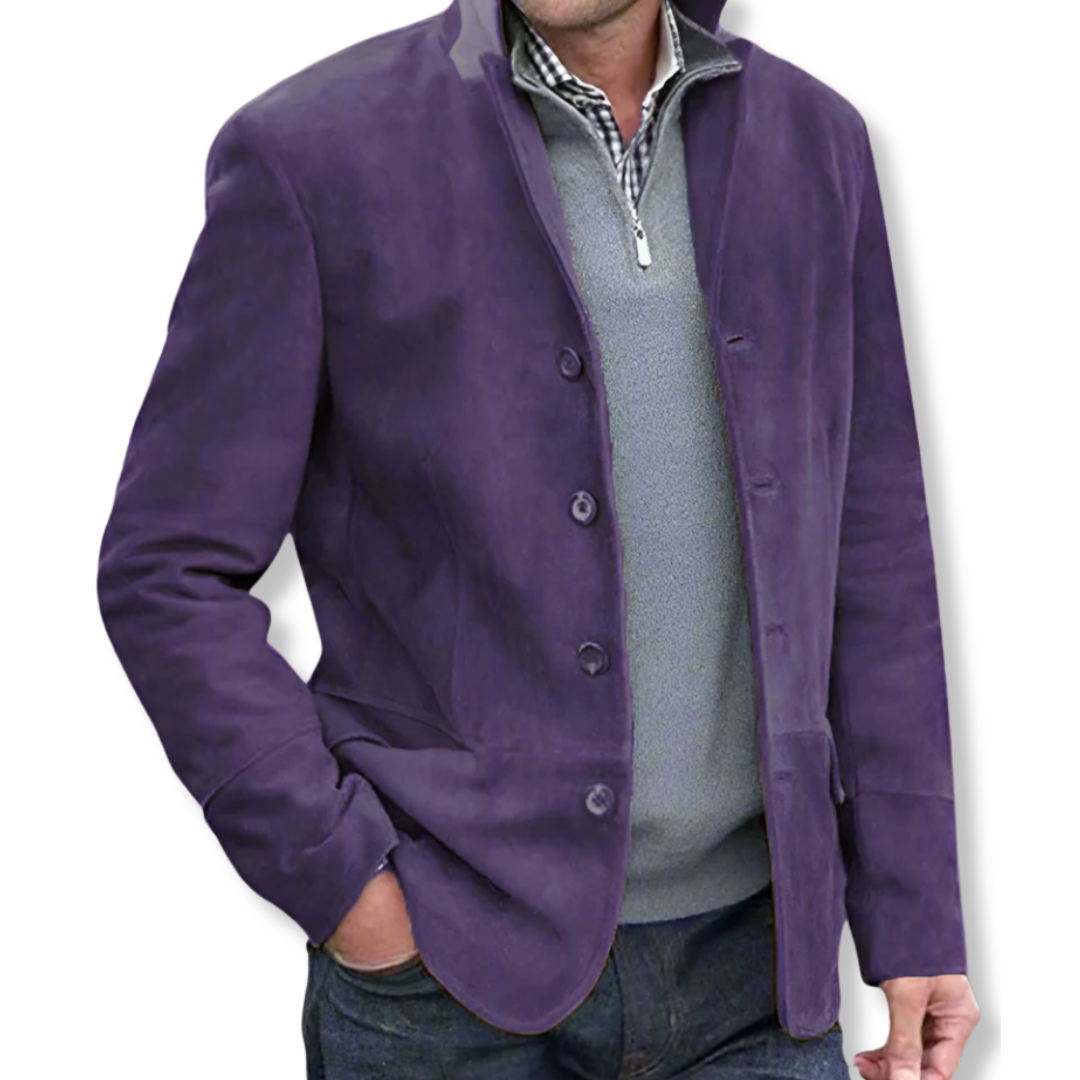Slim Fit Button Jacket