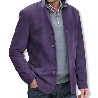 Slim Fit Button Jacket