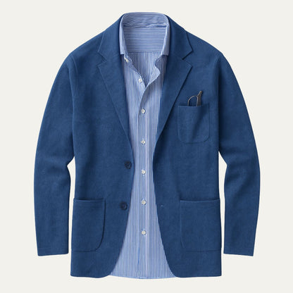 Classic Light Grey Suit Jacket for Men