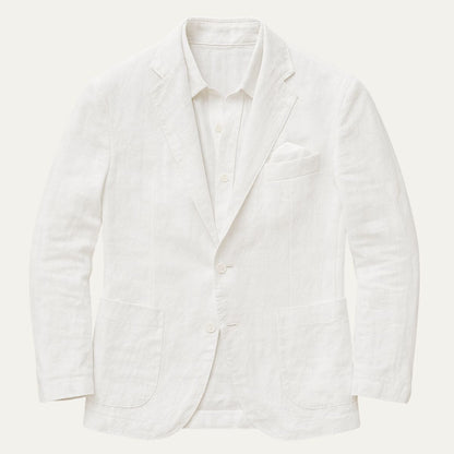 Lightweight Beige Summer Jacket for Men - Formal Events