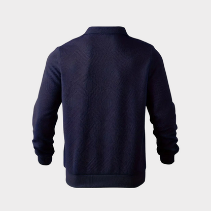 Classic Mens Quarter Zip Sweater
